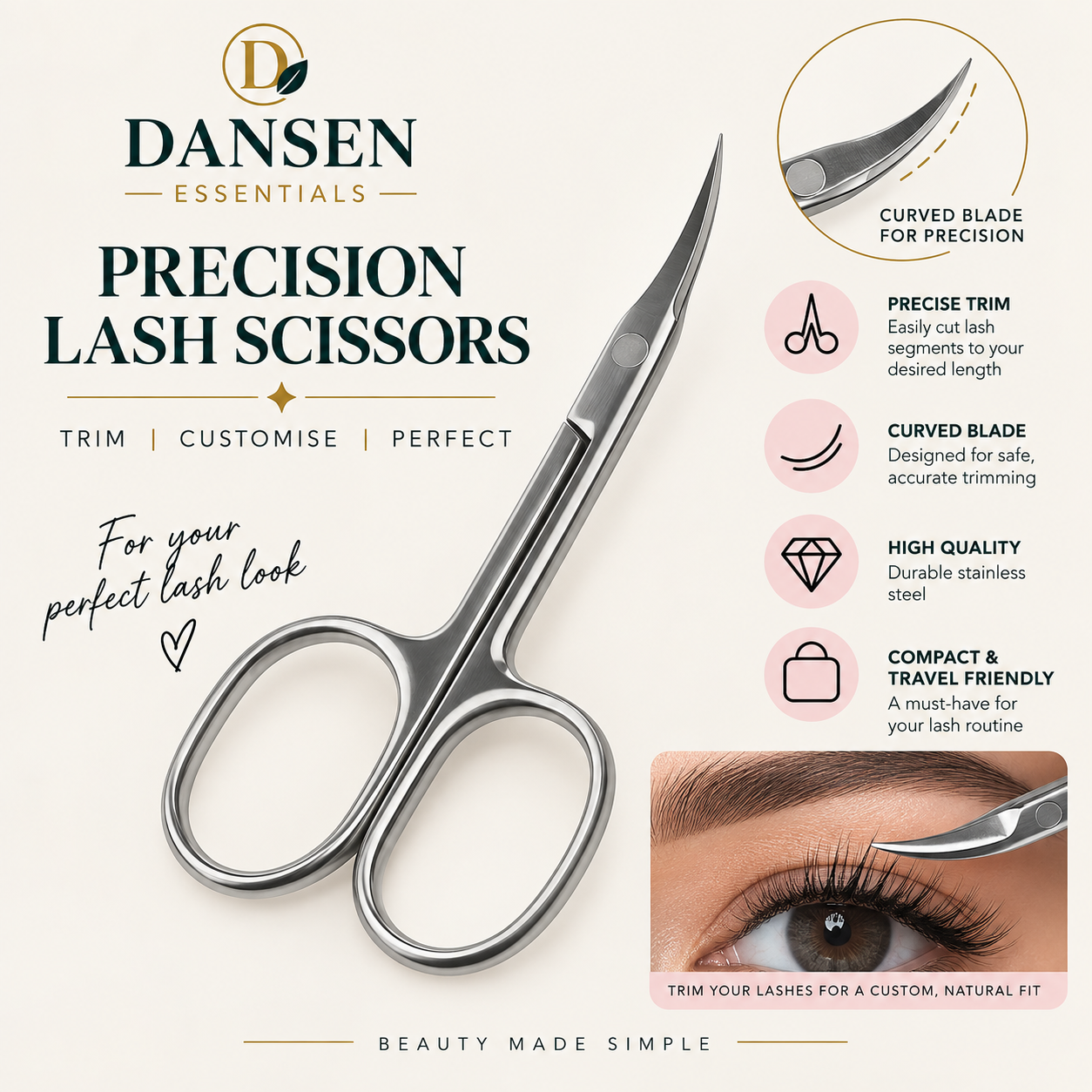 Precision Lash Scissors