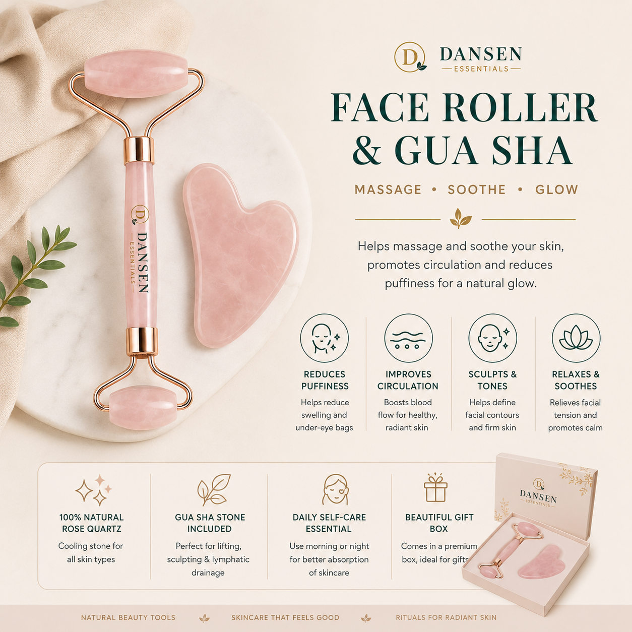 Face Roller & Gua Sha