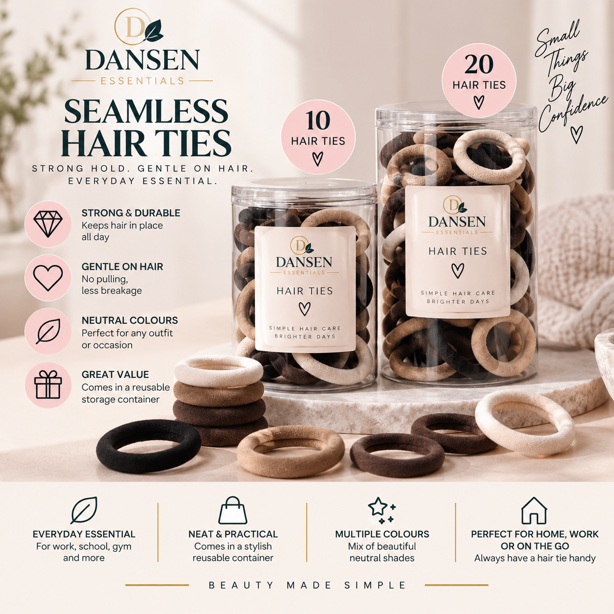 Seamless Hair Ties