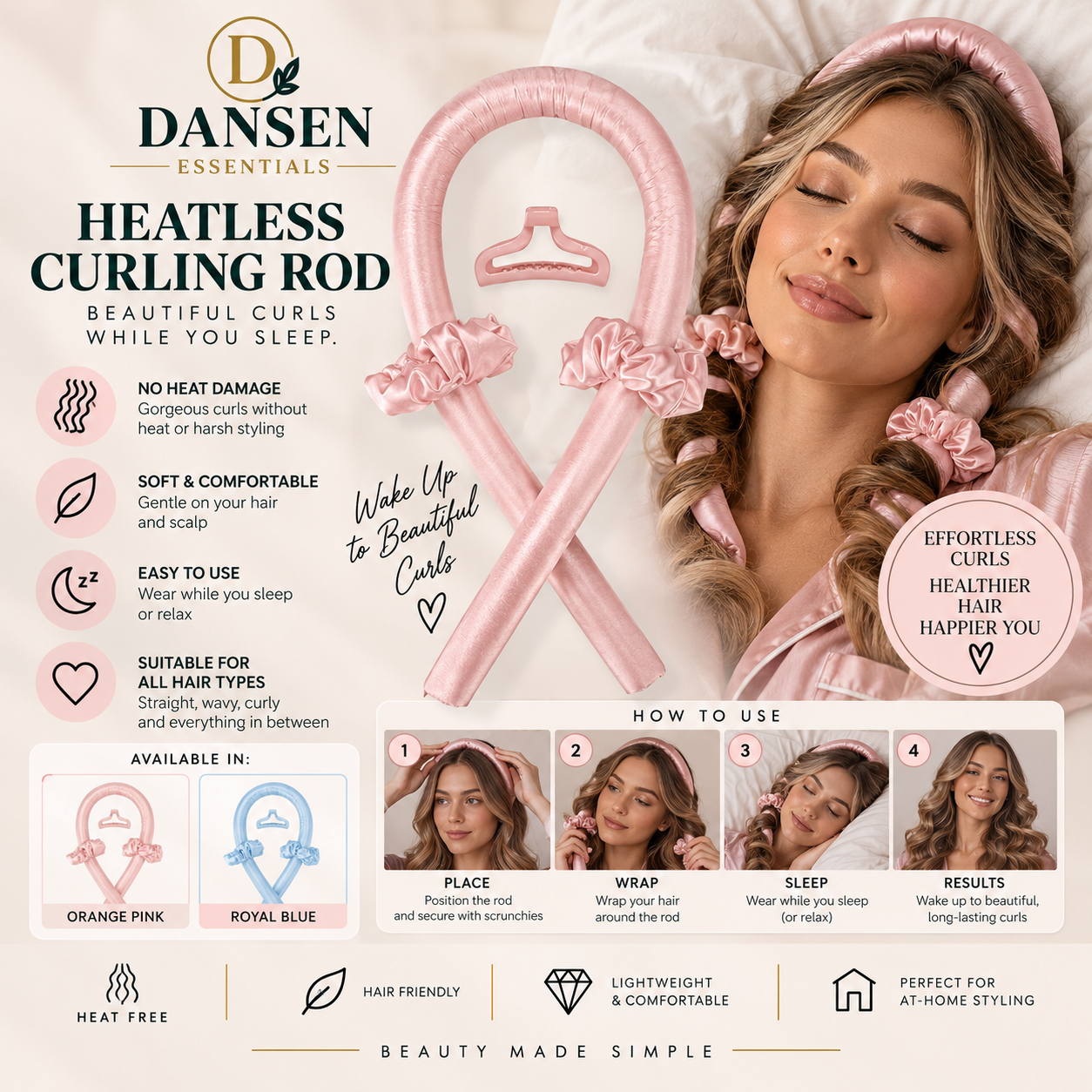 Heatless Curling Rod