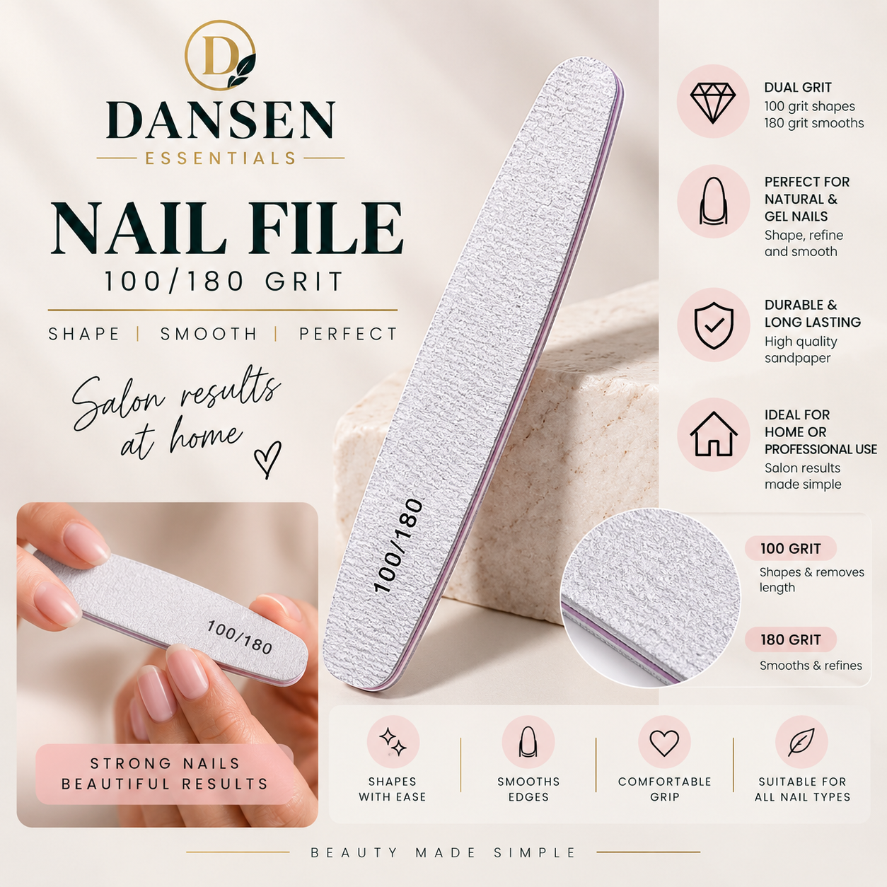 100/180 Nail File