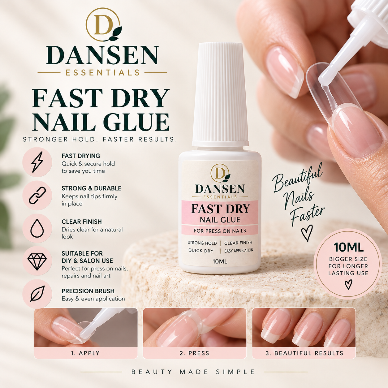 Fast-Dry Nail Glue